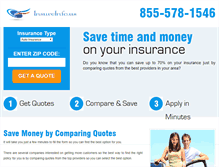 Tablet Screenshot of insure-cheap.info